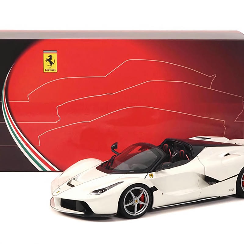 BBR 1:18 Ferrari LaFerrari Convertible Alloy Full Open Car Model Sports Car Model Collection Ornaments