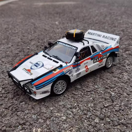 Kyosho 1/18 Lancia Rally037 Martini 8# Car Model Car Model