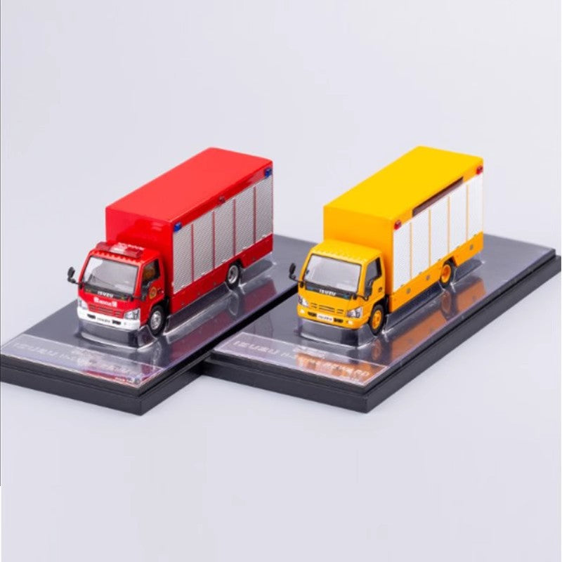 GCD 1/64 ISUZU Isuzu Flatbed Tow Truck Vans Alloy Car Models and Ornaments