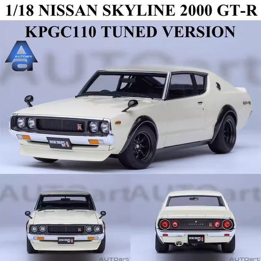 AUTOart 1:18  KPGC110  NISSAN SKYLINE 2000 GTR