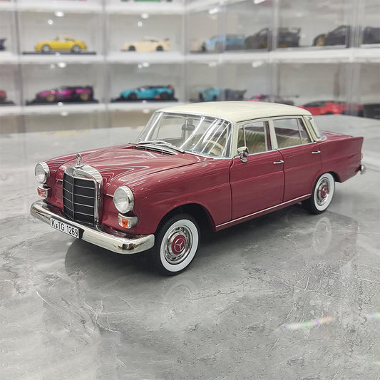 NOREV 1:18 Retro 1966 Mercedes Benz 200 Simulation Alloy Metal Car Model Retro Collection