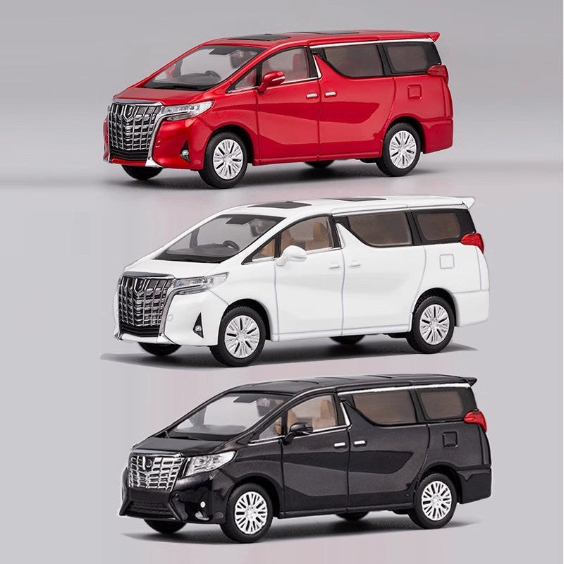 GCD1:64 Alphard MPV business car nanny car alloy simulation car model collection adult