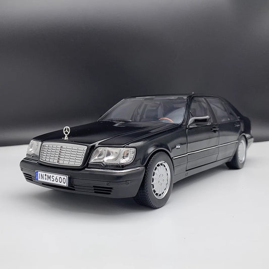 Original 1:18 1990 Mercedes-Benz S600 W140 Tiger Ben Diecast car model alloy car model vintage car