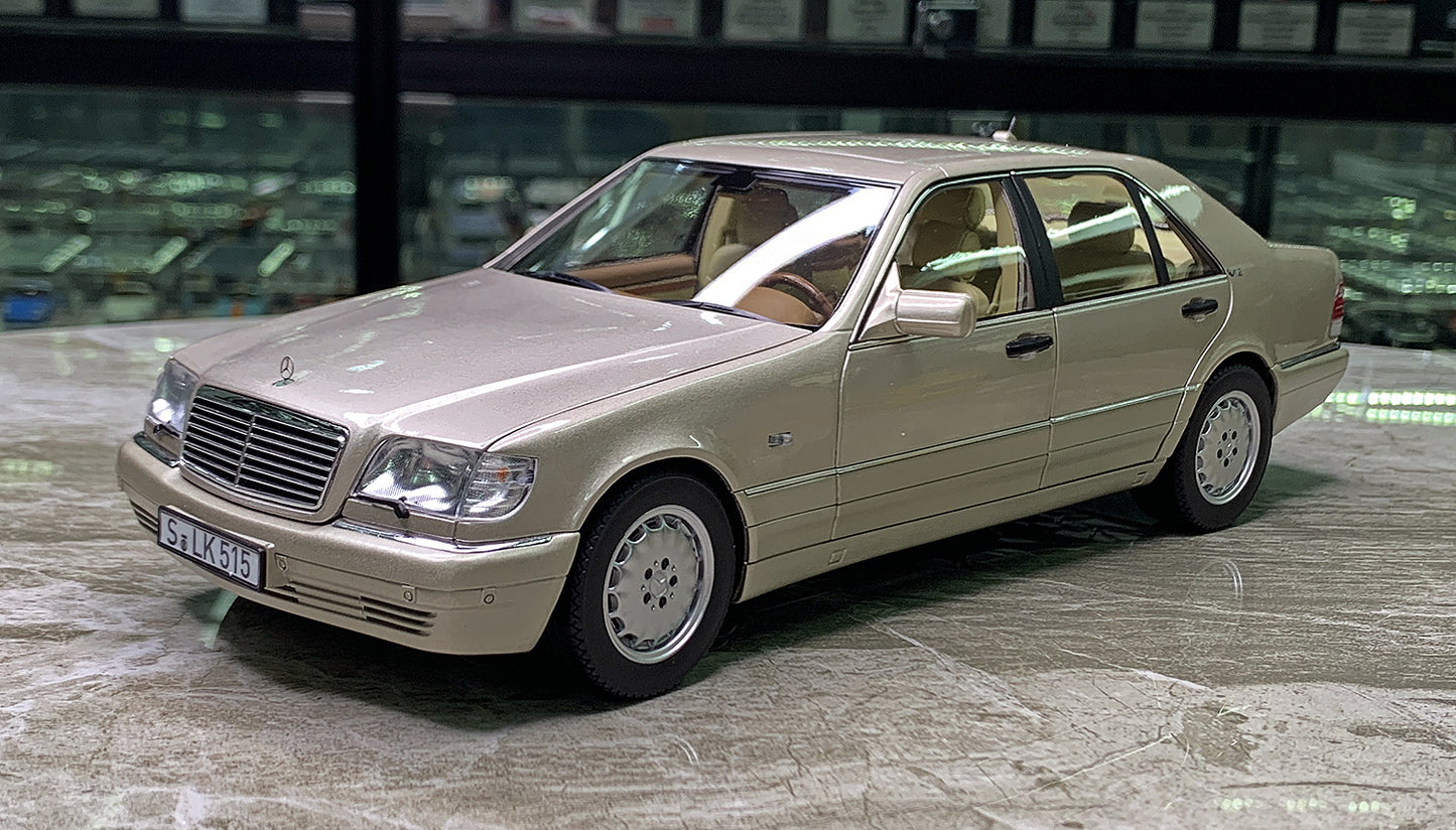 NOREV 1:18 Benz S600 S-Class 1997 alloy car model old car