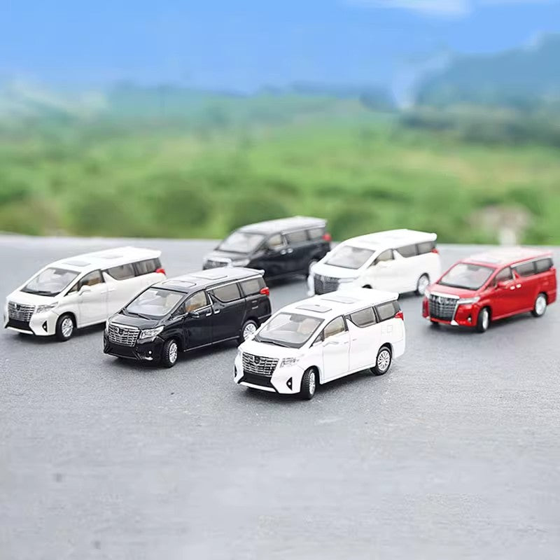 GCD1:64 Alphard MPV business car nanny car alloy simulation car model collection adult