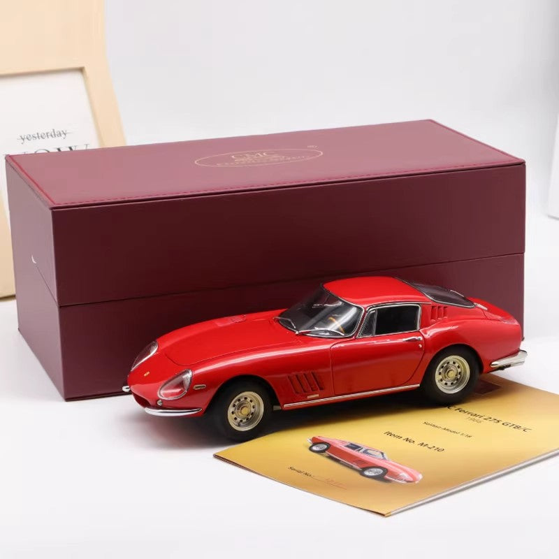 CMC1/18 Ferrari 275GTB California Blue Standard Red Alloy High-end Collectible Car Model Gifts