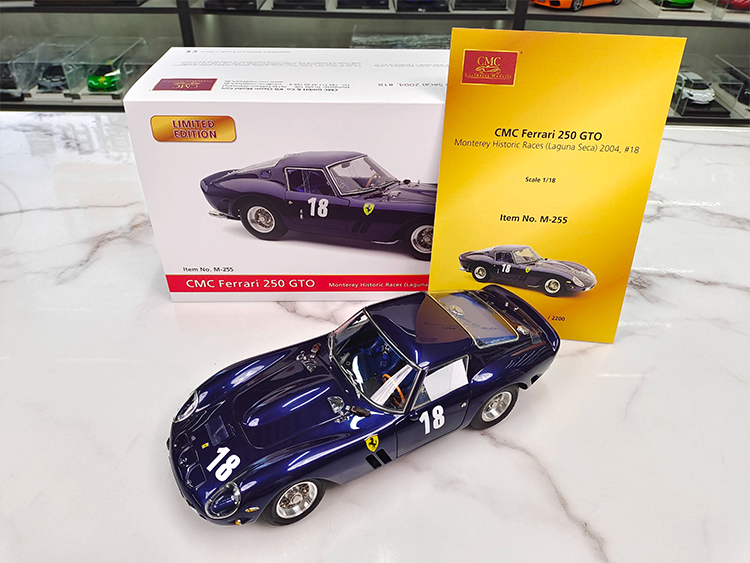 CMC 1/18 Ferrari 250gto Alloy Collectible Car Model