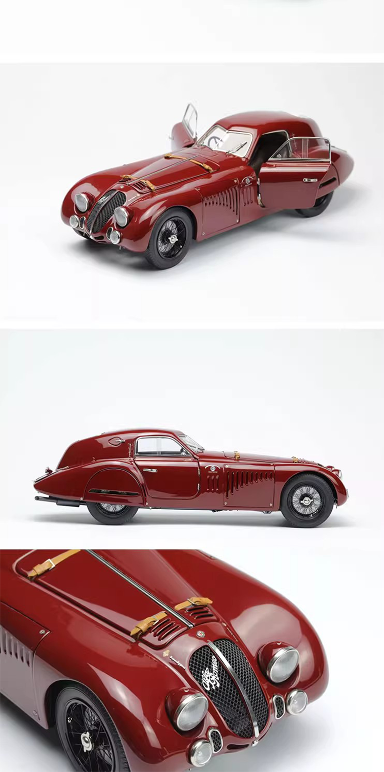 CMC 1:18 Alfa Romeo 8C 2900B 6C 8C#19 Alloy Full Open Car Model Collection