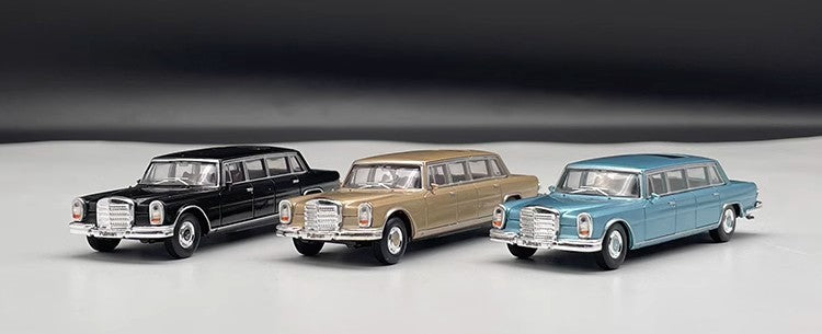 DCT Extended 1:64 Mercedes-Benz 600 Pullman W100 LWB Diecast Car Model Collection Gift