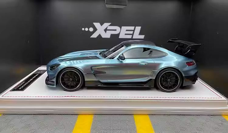 IVY Merit Mercedes Benz AMG GT-Black Limited Edition Simulation Car Model 1 18