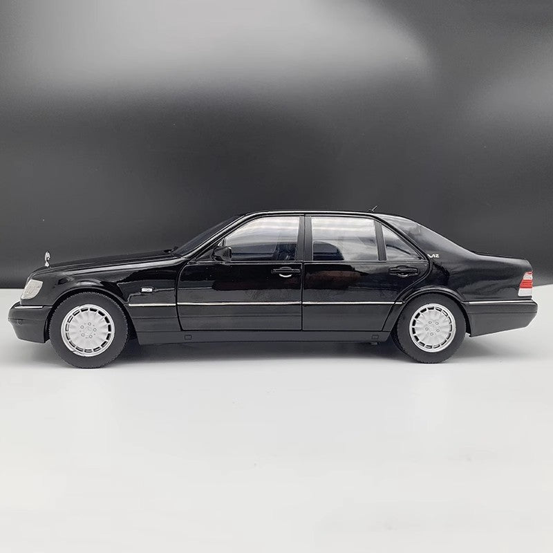 Original 1:18 1990 Mercedes-Benz S600 W140 Tiger Ben Diecast car model alloy car model vintage car