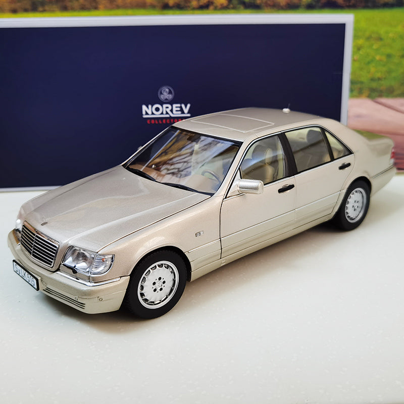 NOREV 1:18 Benz S600 S-Class 1997 alloy car model old car