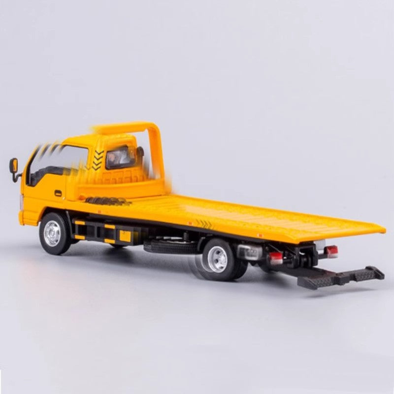 GCD 1/64 ISUZU Isuzu Flatbed Tow Truck Vans Alloy Car Models and Ornaments