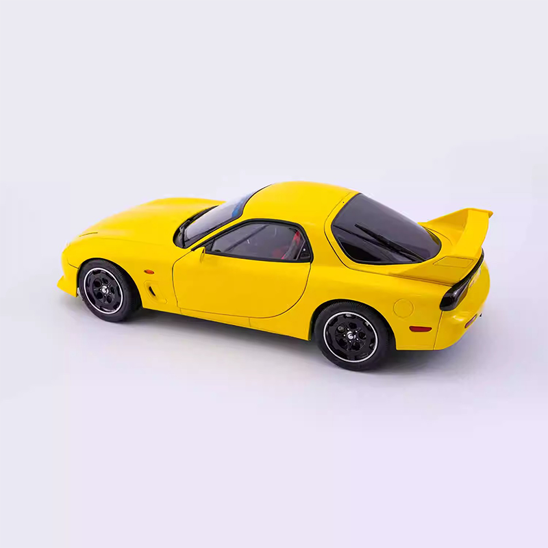 POLAR MASTER 1:18 Mazda RX7 SPIRIT R alloy car model with engine