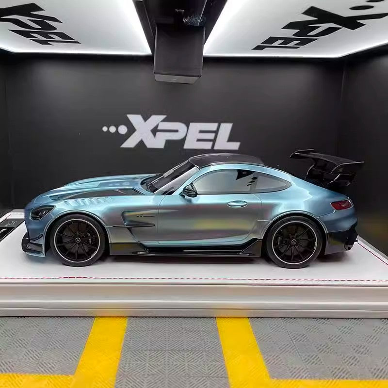 IVY Merit Mercedes Benz AMG GT-Black Limited Edition Simulation Car Model 1 18