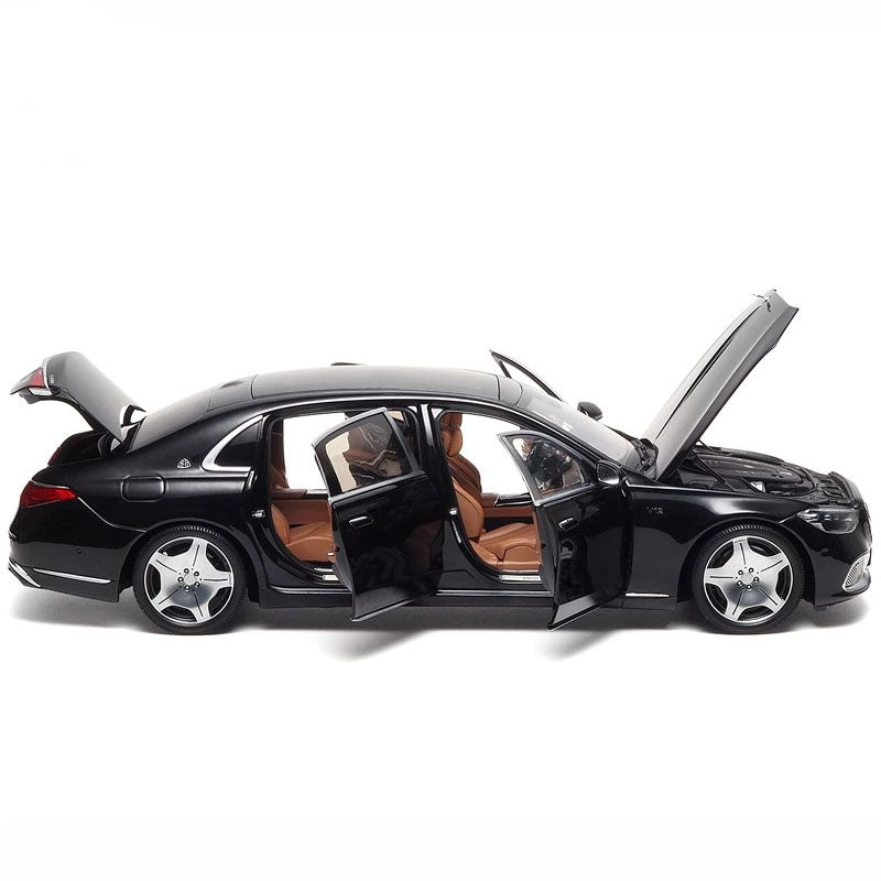 Almost Real Car Model 1:18 Alloy Fully Open Mercedes-Maybach S-Class 2021 Simulation Car Model