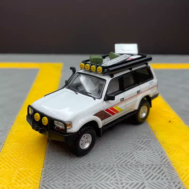 GCD 1:64 Toyota Land Cruiser LC80 SUV alloy car model