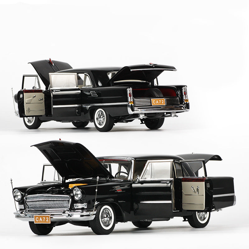 1:18 Limited Edition Hongqi Red Flag CA72 Alloy Diecast Model Car by Century Dragon | High-end paintwork, fully openable