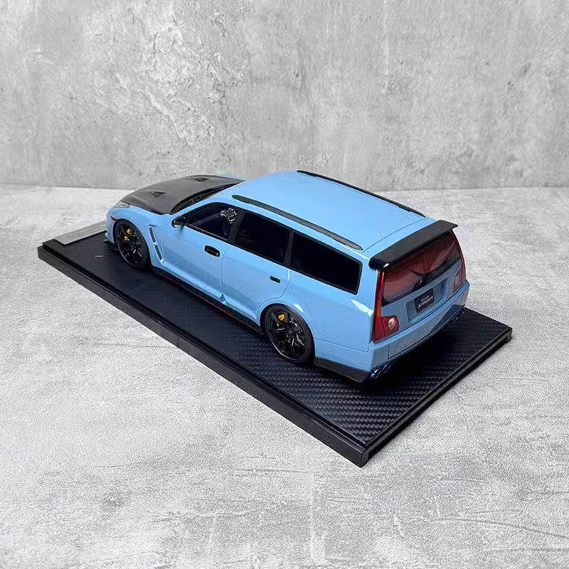 IVY 1/18 Nissan GTR35 STAGEA-R35 Wagon Resin car model collection