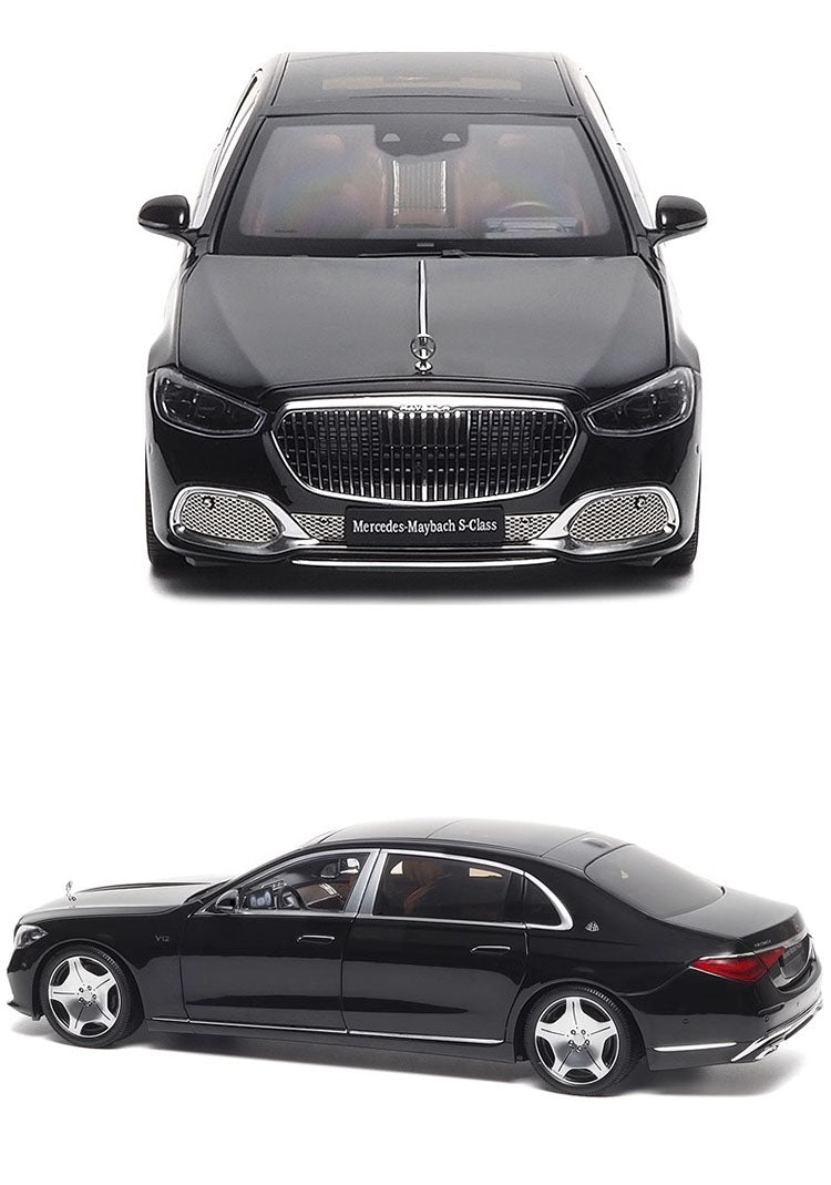 Almost Real Car Model 1:18 Alloy Fully Open Mercedes-Maybach S-Class 2021 Simulation Car Model