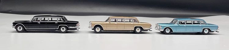 DCT Extended 1:64 Mercedes-Benz 600 Pullman W100 LWB Diecast Car Model Collection Gift