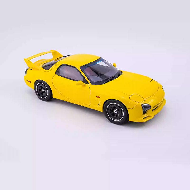 POLAR MASTER 1:18 Mazda RX7 SPIRIT R alloy car model with engine