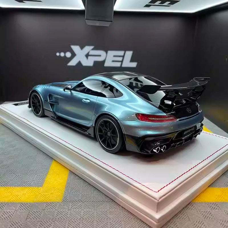 IVY Merit Mercedes Benz AMG GT-Black Limited Edition Simulation Car Model 1 18