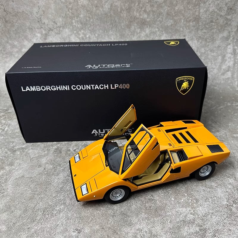 AUTOart 1/18 Lamborghini Contax LP400 simulation alloy car model collection ornaments