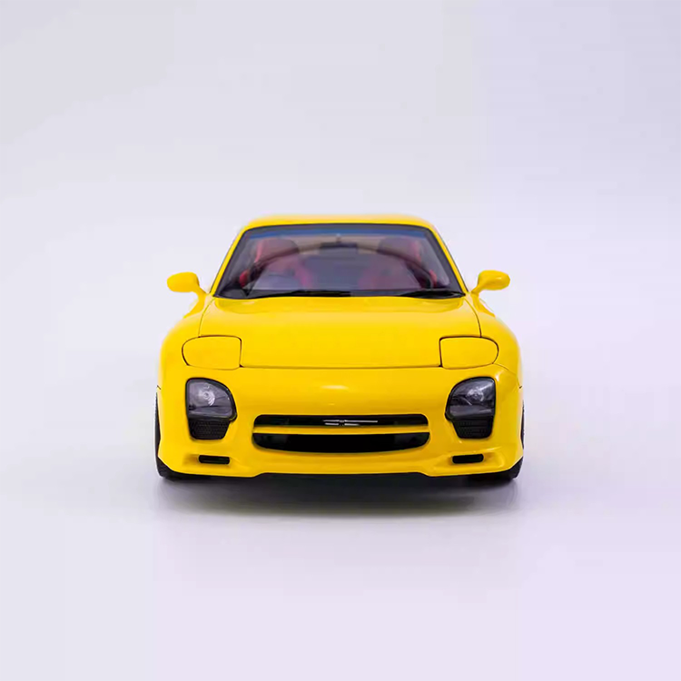 POLAR MASTER 1:18 Mazda RX7 SPIRIT R alloy car model with engine