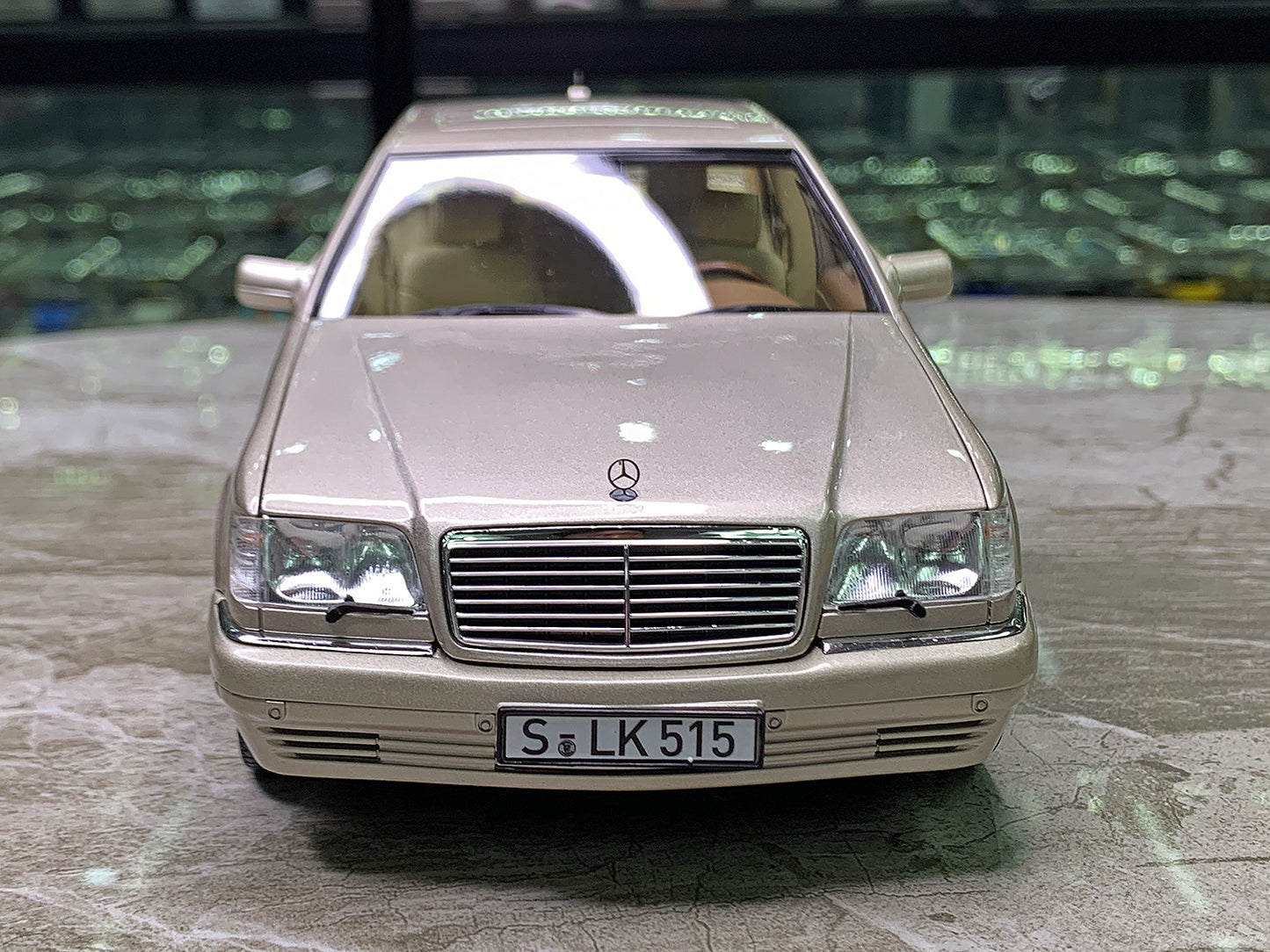 NOREV 1:18 Benz S600 S-Class 1997 alloy car model old car