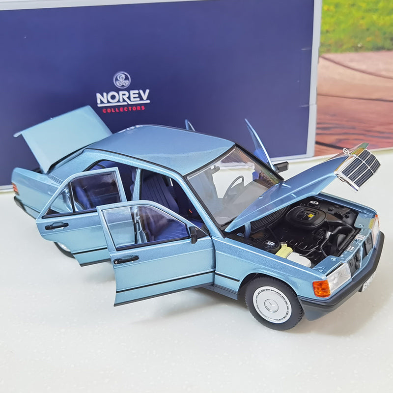 NOREV 1:18 Benz 190E Model C-Class Ancestor 1984 Vintage Car Model Collection