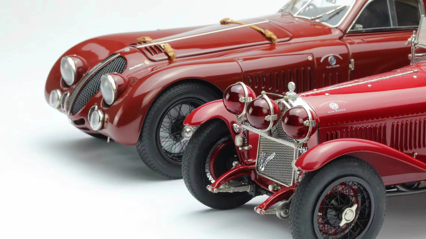 CMC 1:18 Alfa Romeo 8C 2900B 6C 8C#19 Alloy Full Open Car Model Collection