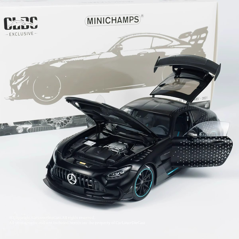 Minichamps 1:18 Mercedes AMG GT BLACK SERIES Starburst Alloy Car Model Simulation