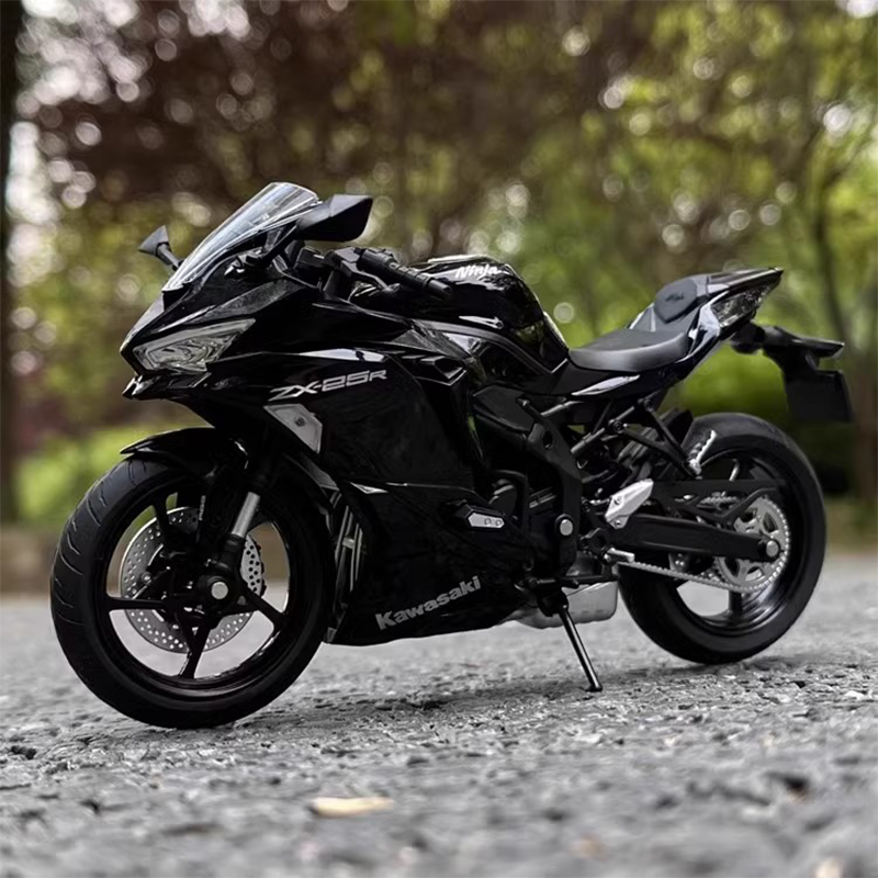 AOSHIMA 1:12 Kawasaki ZX-25R motorcycle simulation car model motorcycle model gift ornament birthday gift