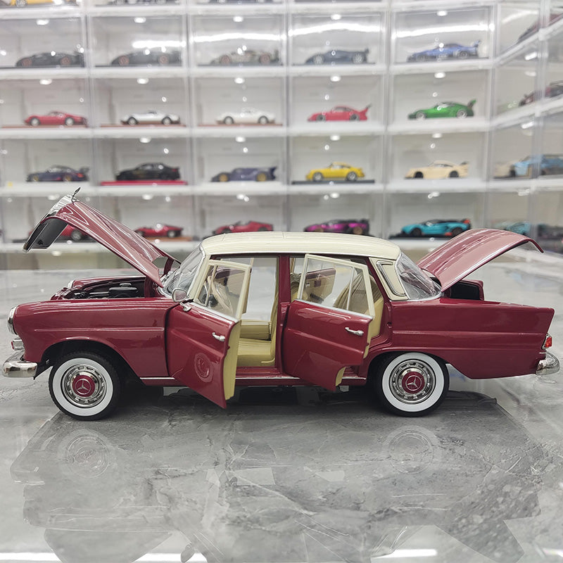 NOREV 1:18 Retro 1966 Mercedes Benz 200 Simulation Alloy Metal Car Model Retro Collection