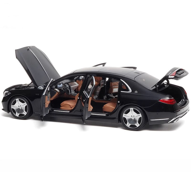 Almost Real Car Model 1:18 Alloy Fully Open Mercedes-Maybach S-Class 2021 Simulation Car Model