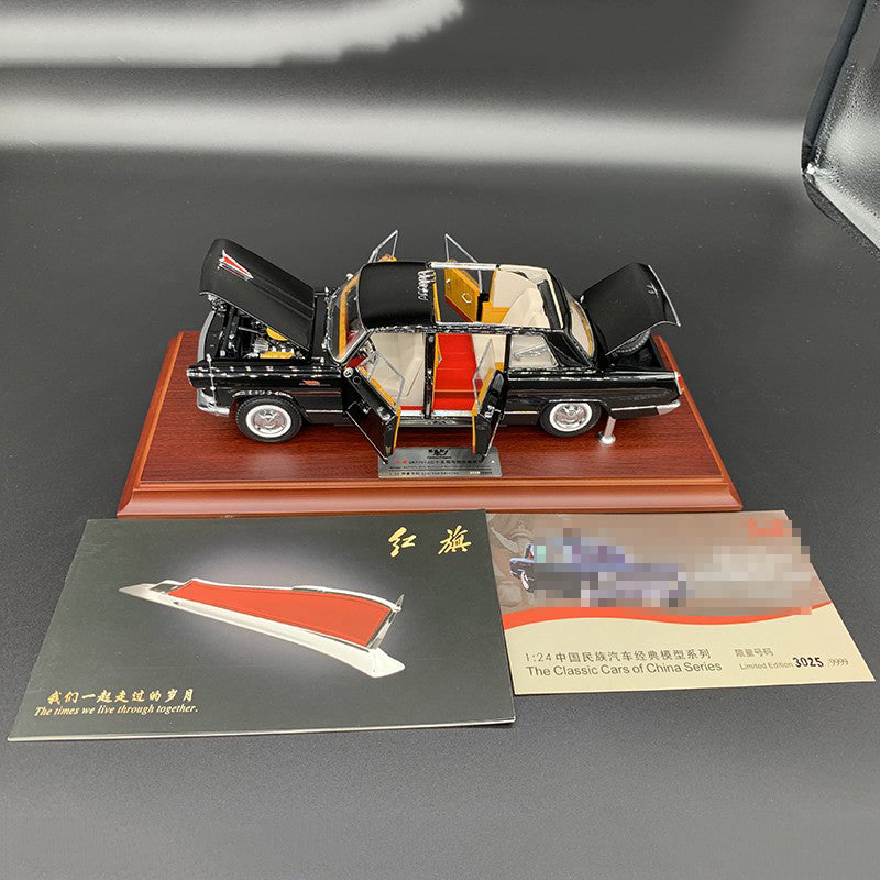 1:24 Scale Hongqi CA770TJ Alloy Diecast Model Car by Century Dragon. Handmade | Openable doors. 35th anniversary vehicle