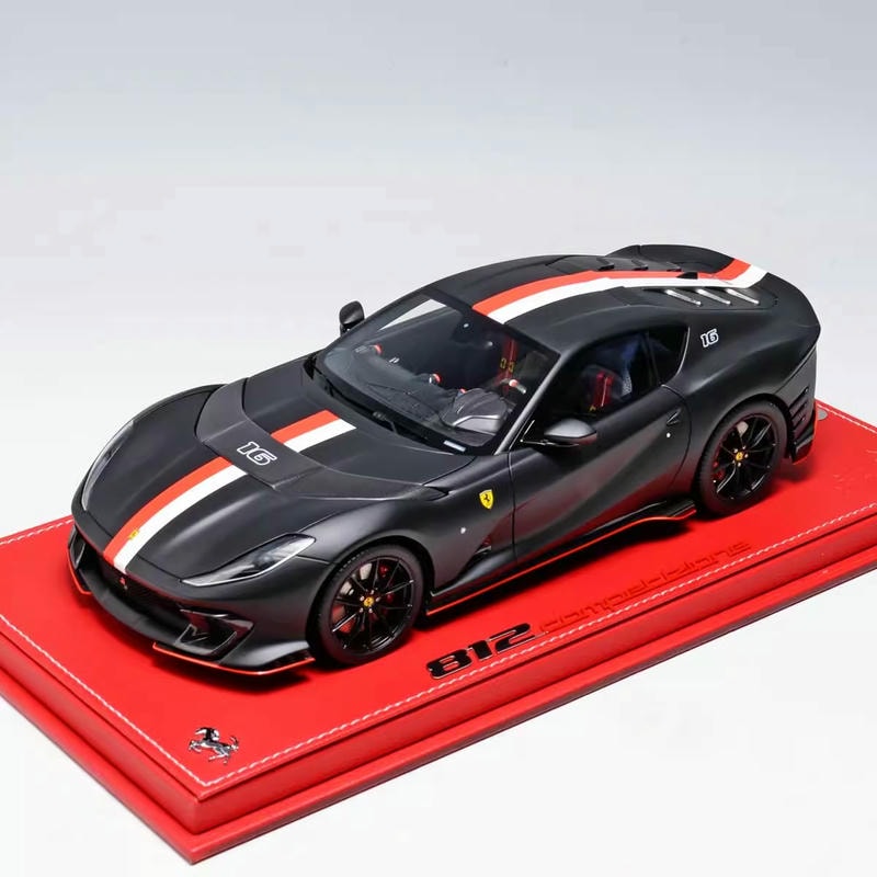 BBR 1:18 Ferrari 812 Competizione Leclerc Resin Car Model Collection