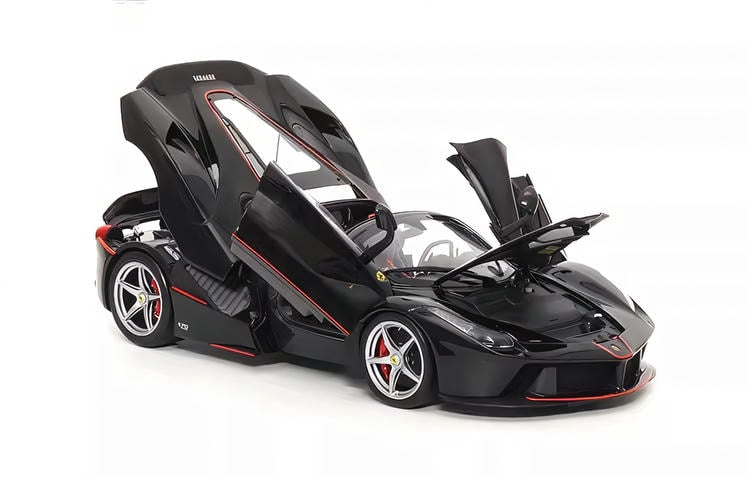 BBR 1:18 Ferrari LaFerrari Convertible Alloy Full Open Car Model Sports Car Model Collection Ornaments