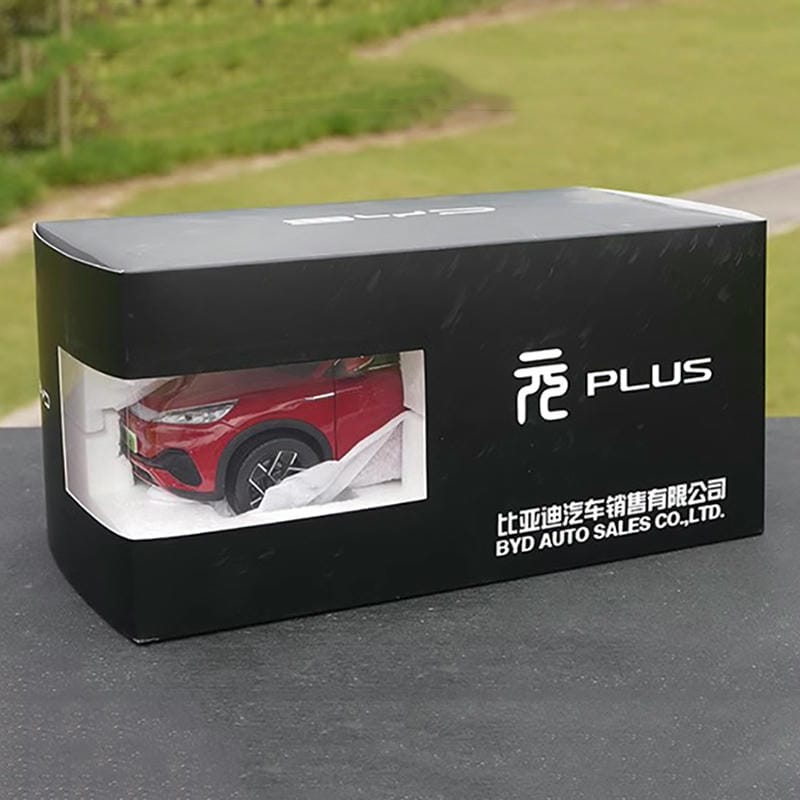 Original BYD Yuan PLUS car model BYD Han Tang frigate EV new energy 1 18 alloy car model