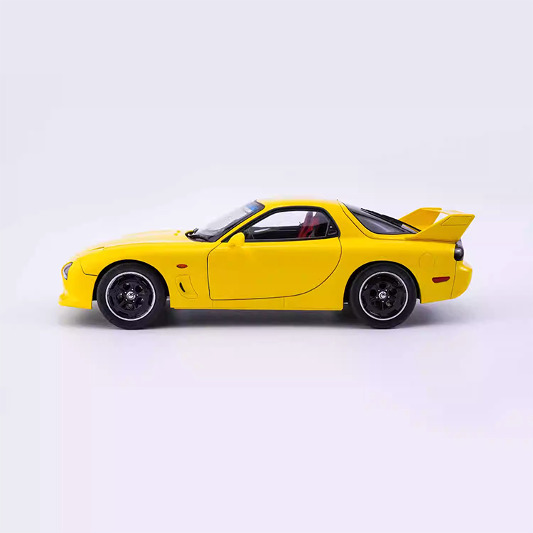 POLAR MASTER 1:18 Mazda RX7 SPIRIT R alloy car model with engine