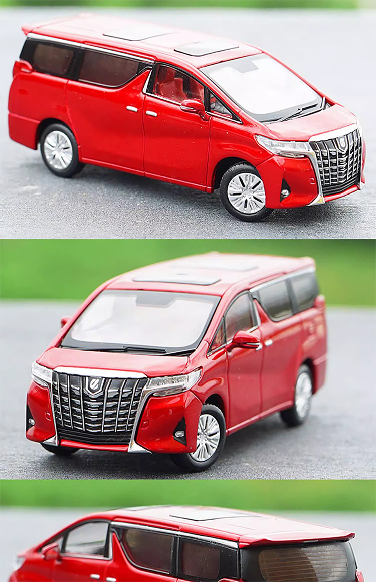 GCD1:64 Alphard MPV business car nanny car alloy simulation car model collection adult