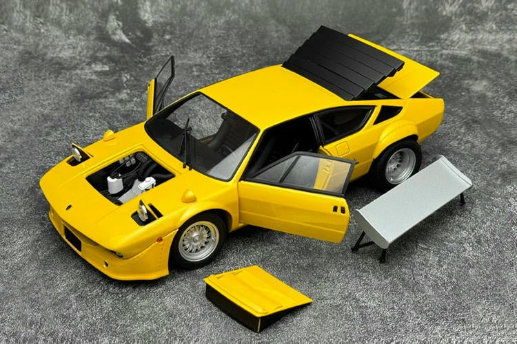 KYOSHO 1/18 Lamborghini Urraco Rally alloy fully open car model