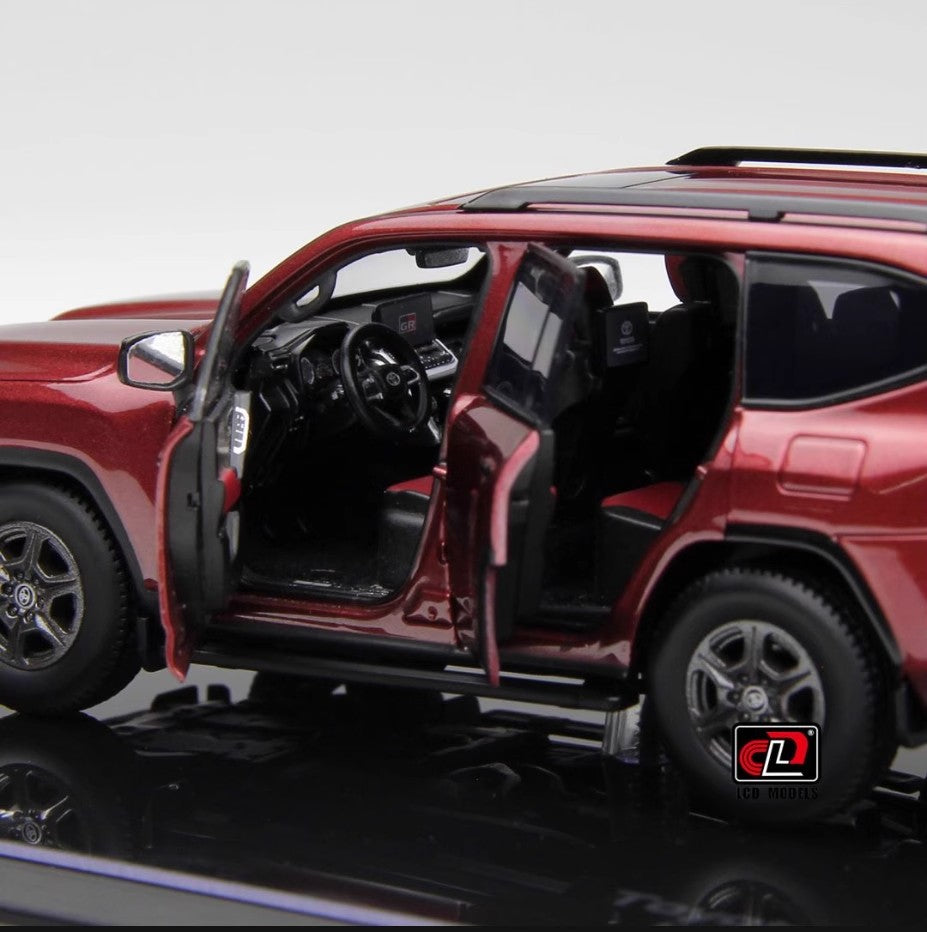 LCD 1:43 Toyota LC300 GR-Sport Alloy Full Open SUV Car Model Gifts