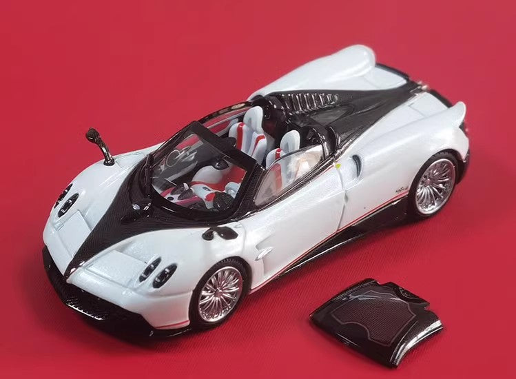 LCD 1:64 Pagani Huayra BC Convertible Alloy Car with Roof