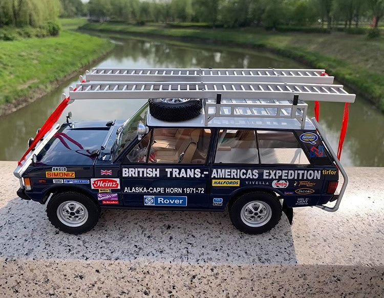 AR Range Rover British American Cross Racing Limited Edition 1:18 Alloy Simulation Car Model