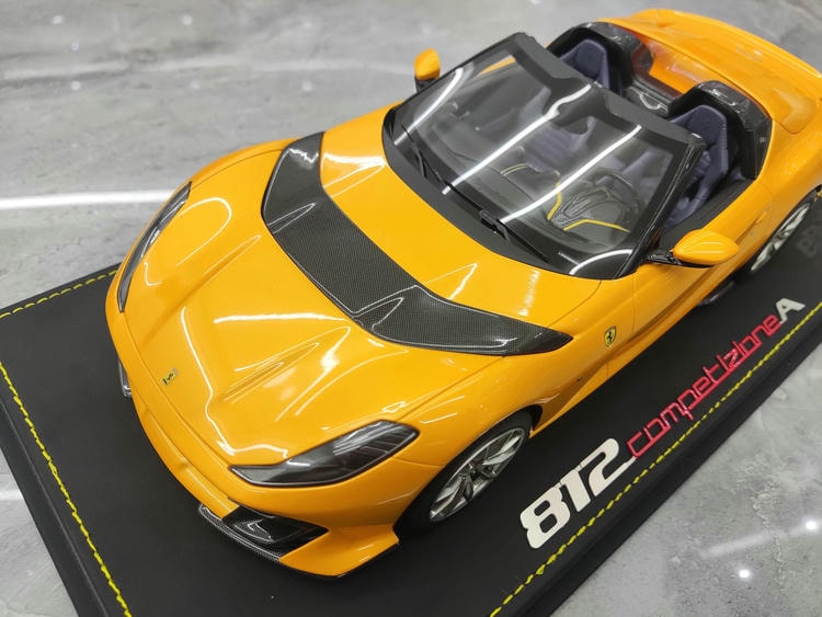 BBR 1:18 Ferrari 812 Competizione Leclerc Resin Car Model Collection