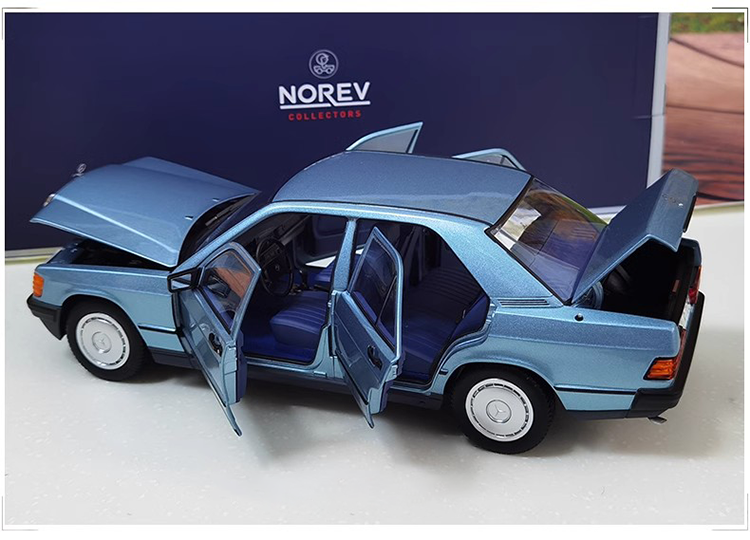 NOREV 1:18 Benz 190E Model C-Class Ancestor 1984 Vintage Car Model Collection