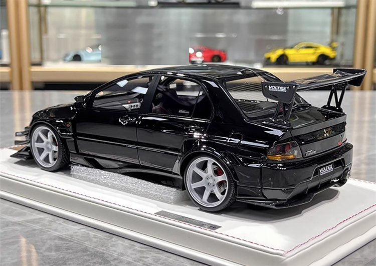 Mitsubishi 9th Super A Limited Edition 1:18 Mitsubishi evo9 Blue Alloy Simulation Car Model