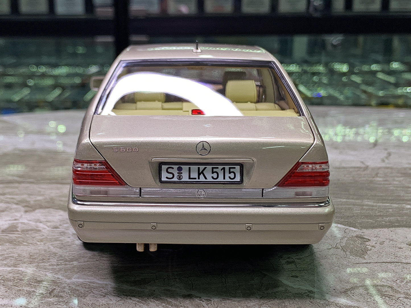 NOREV 1:18 Benz S600 S-Class 1997 alloy car model old car